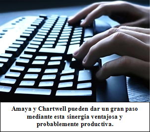 Un acuerdo de agrupamiento empresarial entre amaya y chartwell